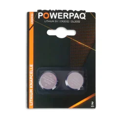 Powerpaq lithium CR2032 batteri 2 stk.