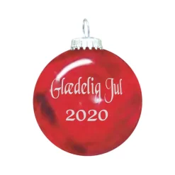 Rolsted Copenhagen julekugle 2020 rød
