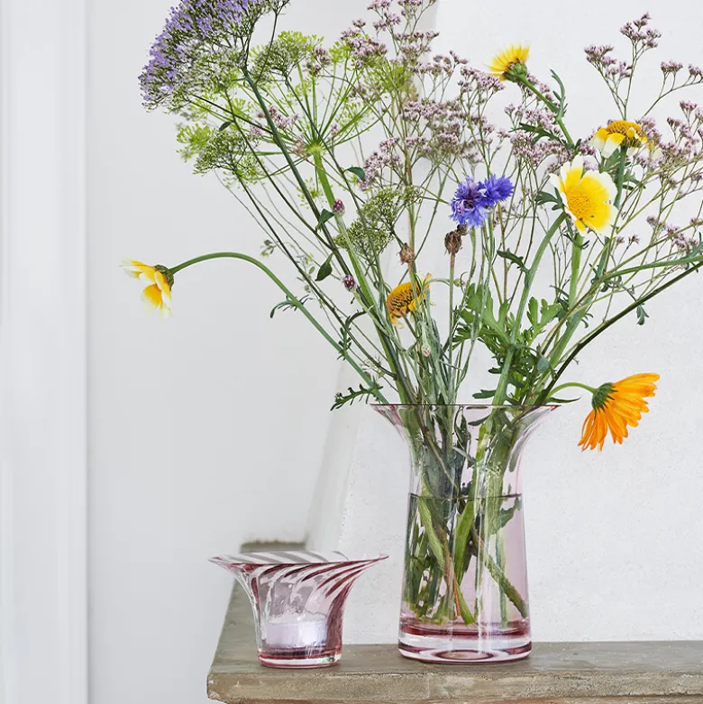 Rosendahl Filigran Optic jubilæums vase blush H 16 cm