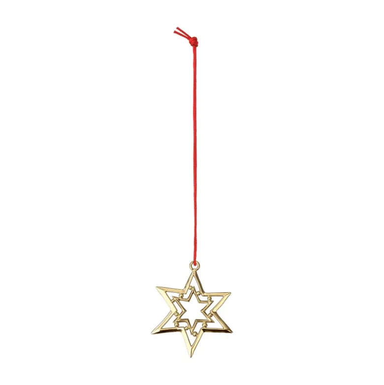 Rosendahl Karen Blixens Jul Trille stjerne forgyldt H 8 cm