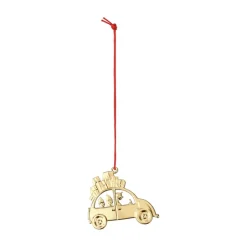 Rosendahl Karen Blizen Jul julebil forgyldt H 6,5 cm
