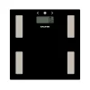 Salter badevægt med kropsanalyse max 180 kg sort