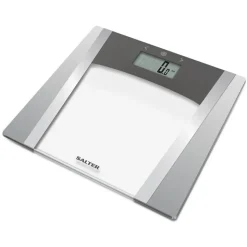 Salter badevægt med kropsanalyse max 180 kg grå