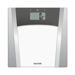 Salter badevægt med kropsanalyse max 180 kg grå