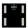 Salter digital badevægt med BMI og BMR måling sort max 180 kg