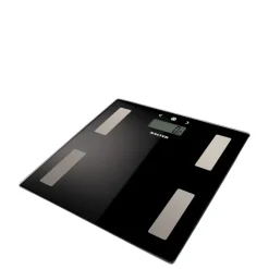 Salter digital badevægt med BMI og BMR måling sort max 180 kg