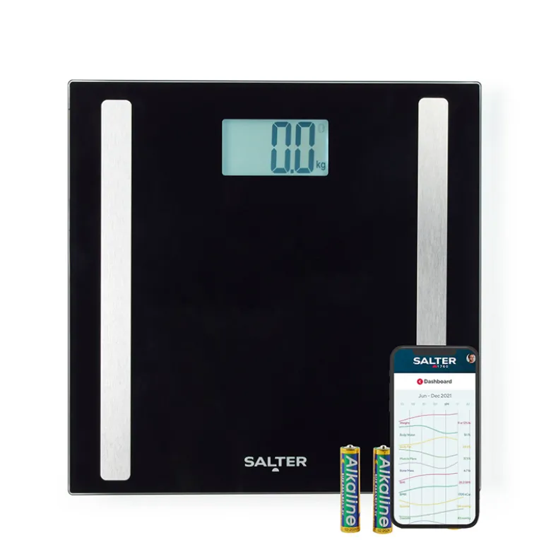 Salter Smart Scale badevægt 180 kg sort