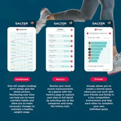 Salter Smart Scale badevægt 180 kg sort
