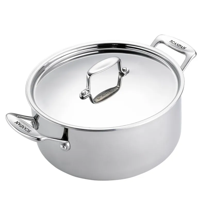 Scanpan Fusion 5 gryde stål 5 liter med låg Ø 24 cm