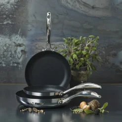 Scanpan HaptIQ stegepande stål sæt Ø 20 & Ø 28 cm 2 stk.