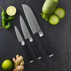 Scanpan Maitre D' urtekniv sort pakkatræ 12,5 cm
