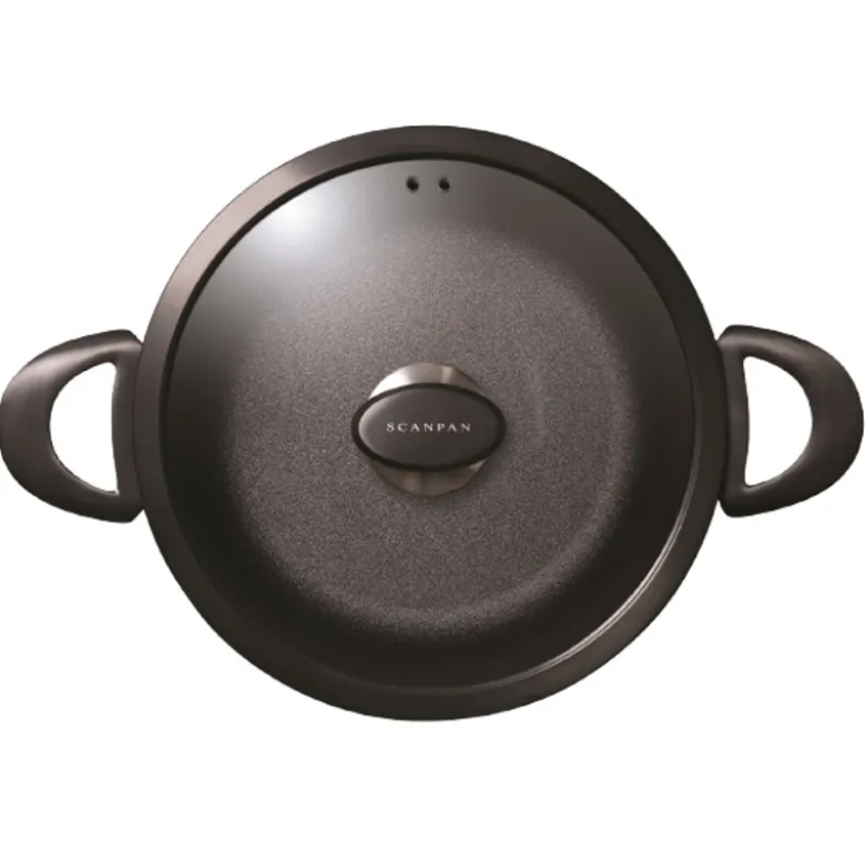 Scanpan Pro SB+ Induction gryde med låg sort non-stick 3,5 liter