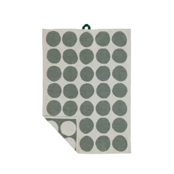 Södahl Bubbles viskestykke grågrøn 50x70 cm 2 stk