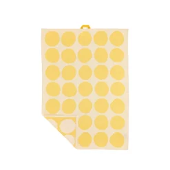 Södahl Bubbles viskestykke gul 2 stk 50x70 cm
