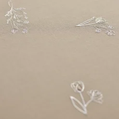 Södahl Charm dug sand/hvid 140x220 cm