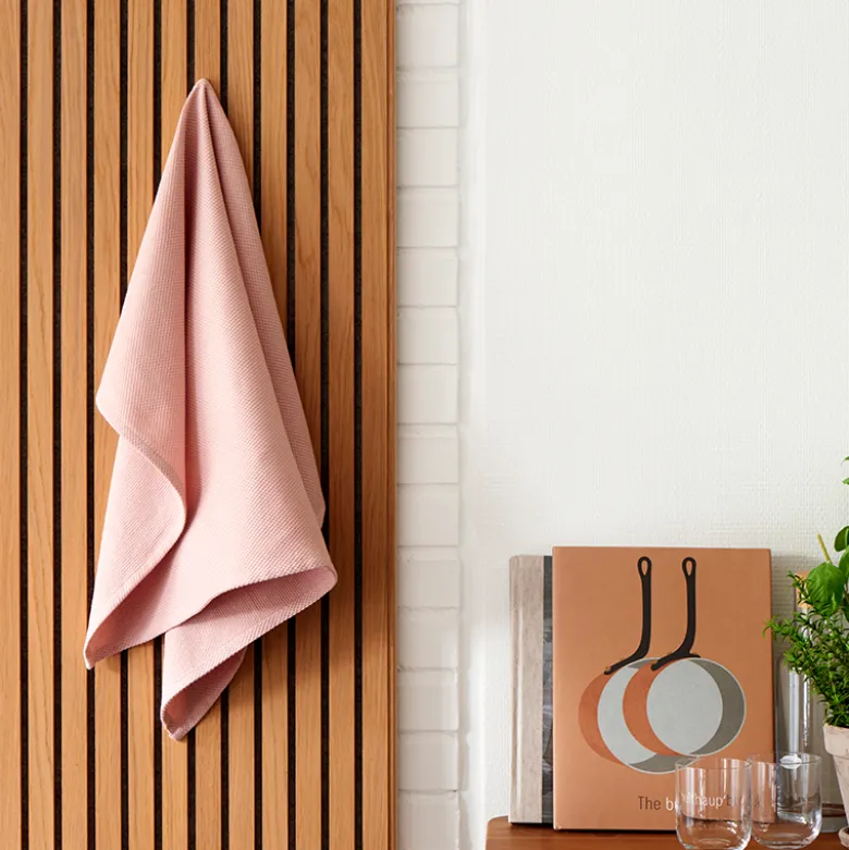 Södahl Diamond viskestykke rosa 50x70 cm