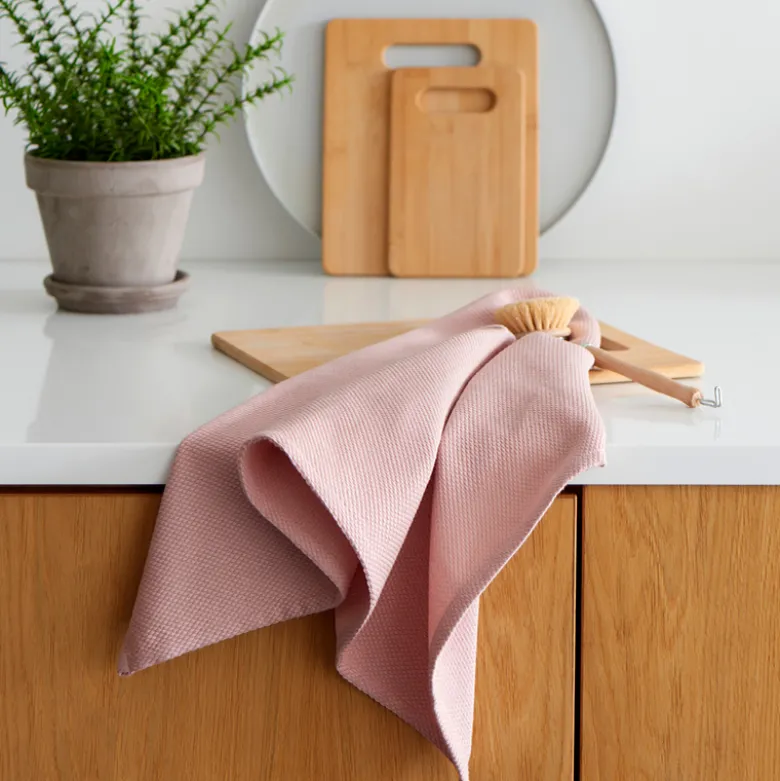 Södahl Diamond viskestykke rosa 50x70 cm