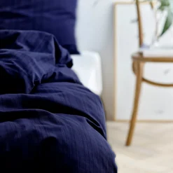 Södahl Noble sengetøj navy blue 140x200 cm