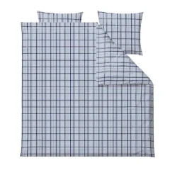 Södahl Organic Define Sengesæt Linen Blue 200x220 cm