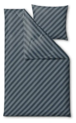 Södahl Organic Diagonal sengetøj atlantic 140x220 cm