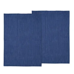Södahl Organic Line viskestykke 2 stk royal blue 50x70 cm