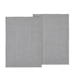 Södahl Organic Line viskestykke 2 stk stone grey 50x70 cm