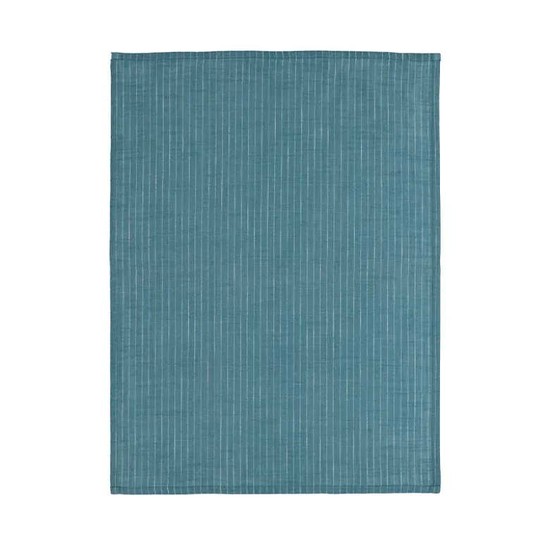 Södahl Organic Line viskestykke china blue 50x70 cm