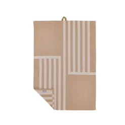 Södahl Reflection viskestykke beige/hvid 70x50 cm 2 stk