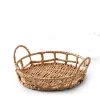 Serveringsbakke træfarve Ø 25 cm H 5 cm
