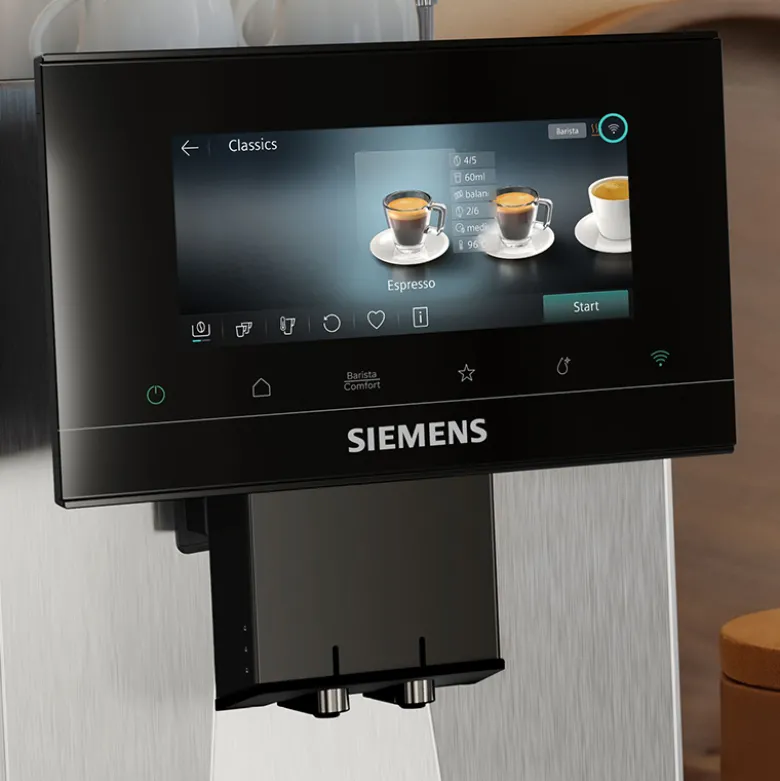 Siemens EQ900 TQ923E03 iAroma fuldautomatisk kaffemaskine rustfrit stål