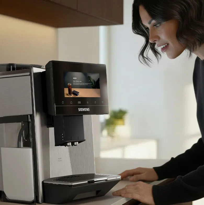 Siemens EQ900 TQ923E03 iAroma fuldautomatisk kaffemaskine rustfrit stål