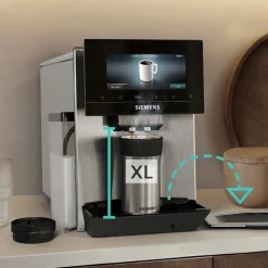 Siemens EQ900 TQ925E03 iAroma fuldautomatisk kaffemaskine rustfrit stål