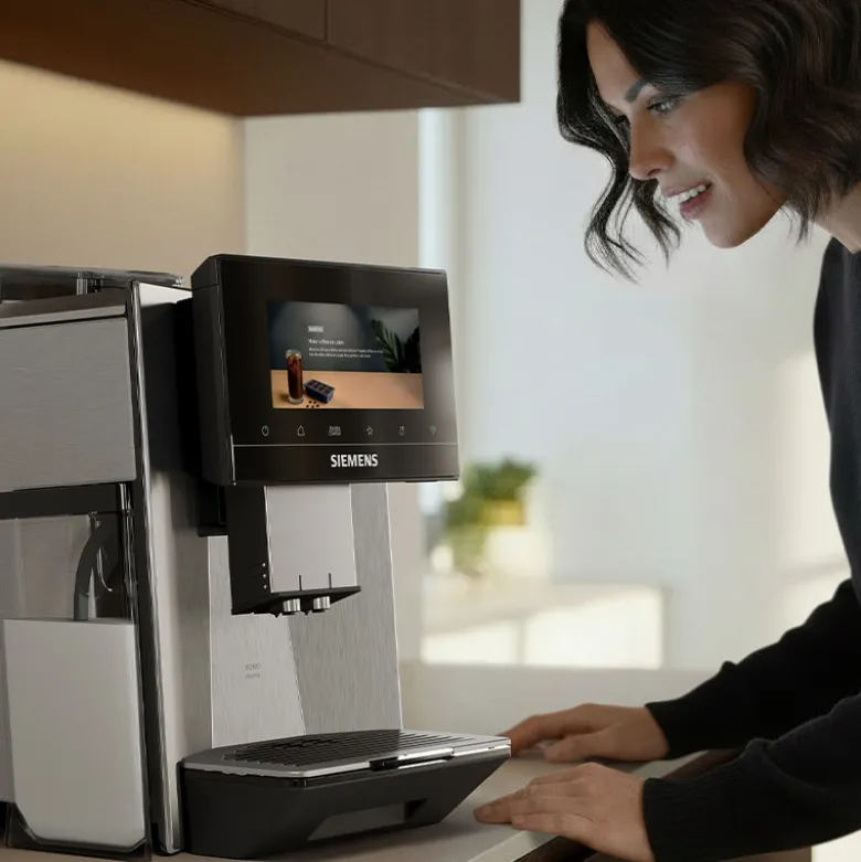 Siemens EQ900 TQ927E03 iAroma fuldautomatisk kaffemaskine rustfrit stål