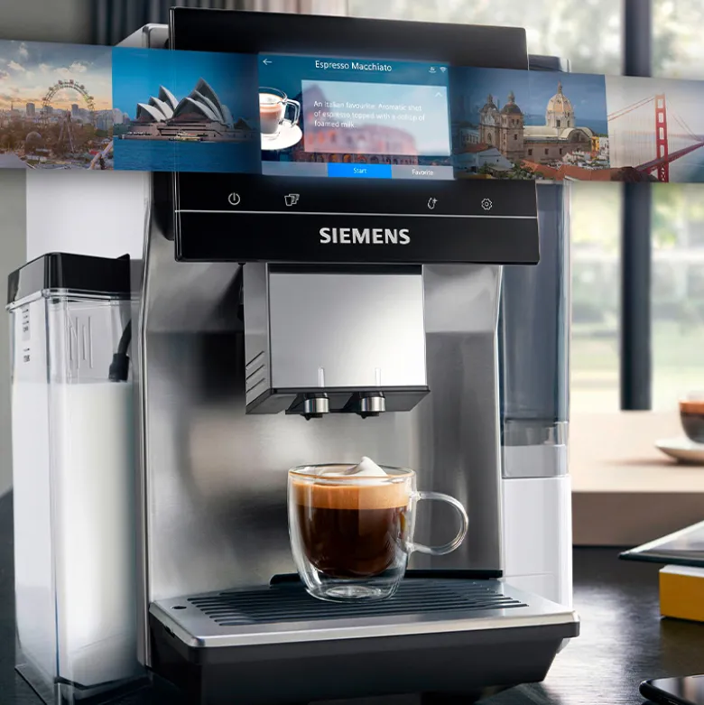 Siemens EQ700 TQ715R03 integral fuldautomatisk kaffemaskine m. cold brew