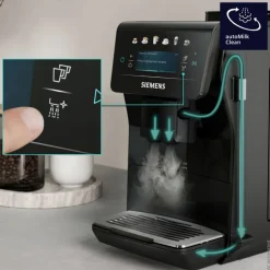Siemens TP601E09 EQ600 iAroma fuldautomatisk kaffemaskine sort