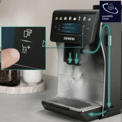 Siemens TP605EM3 EQ600 iAroma SS fuldautomatisk kaffemaskine stål