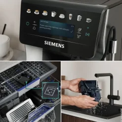 Siemens TP605EM3 EQ600 iAroma SS fuldautomatisk kaffemaskine stål