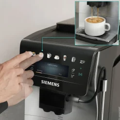 Siemens TP605EM3 EQ600 iAroma SS fuldautomatisk kaffemaskine stål