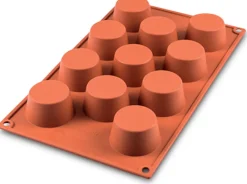 Silikomart minimuffin silikoneform rød