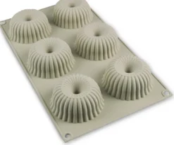 Silikomart Mini Raggio silikoneform 6 stk. creme