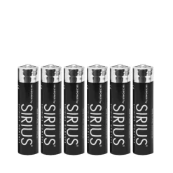 Sirius AAA batteri 6 stk.