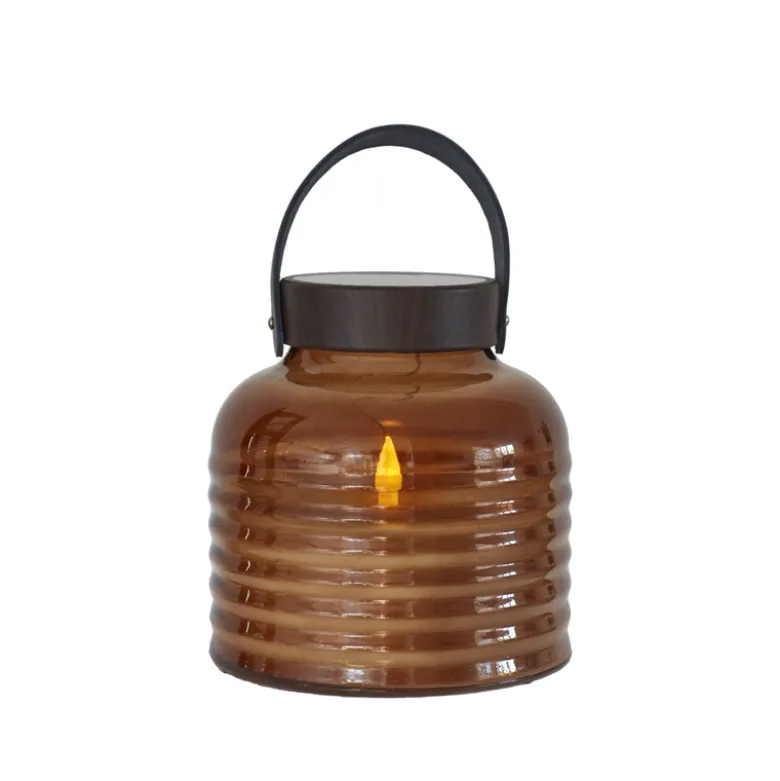 Sirius Aston Solar krukke Ø 20x20 cm amber