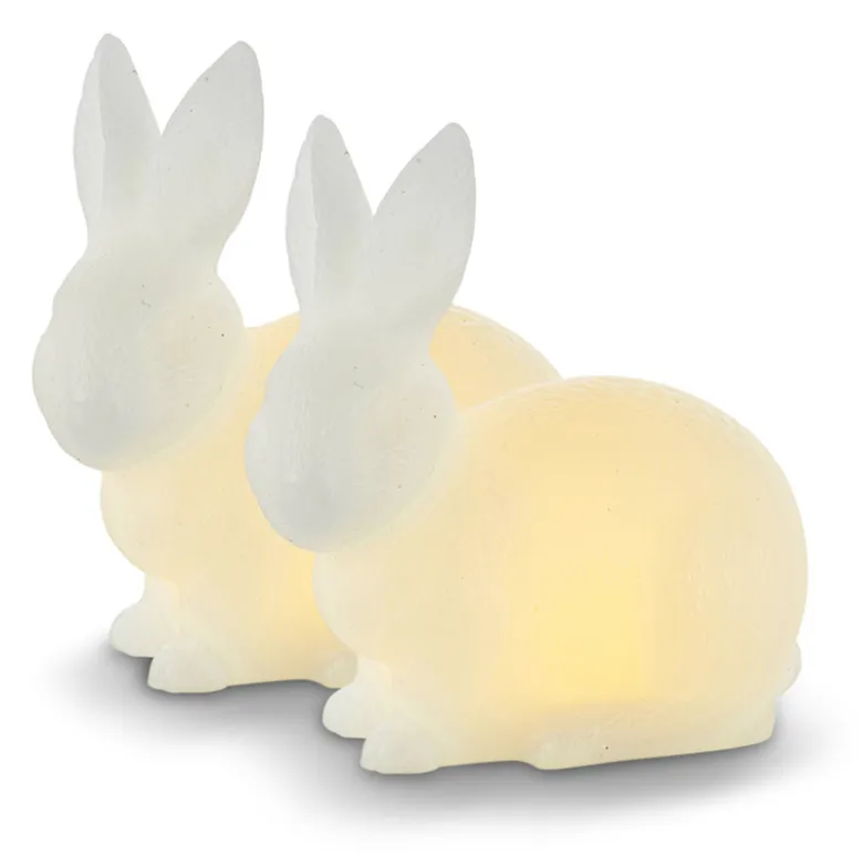 Sirius Elin LED kanin hvid 10 cm 2 stk.