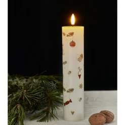Sirius Mie LED kalenderlys hvid voks H 22 cm
