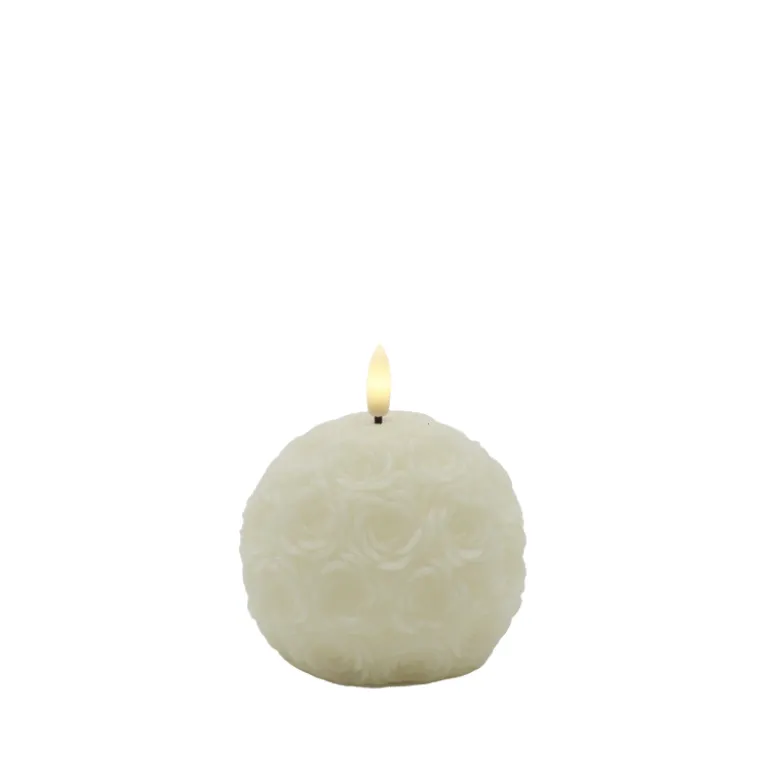 Sirius Rosalina LED-lys creme Ø 10 cm H 8,4 cm
