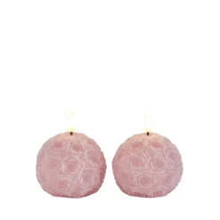 Sirius Rosalina LED-lys pink Ø 8,3 cm H 7 cm 2 stk.