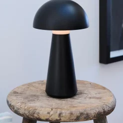 Sirius Sam genopladelig lampe sort 28 cm
