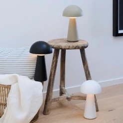 Sirius Sam genopladelig lampe hvid 28 cm