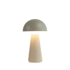 Sirius Sam genopladelig lampe 28 cm varm grå