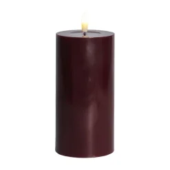 Sirius Sille Lak LED bloklys bordeaux H 15 cm